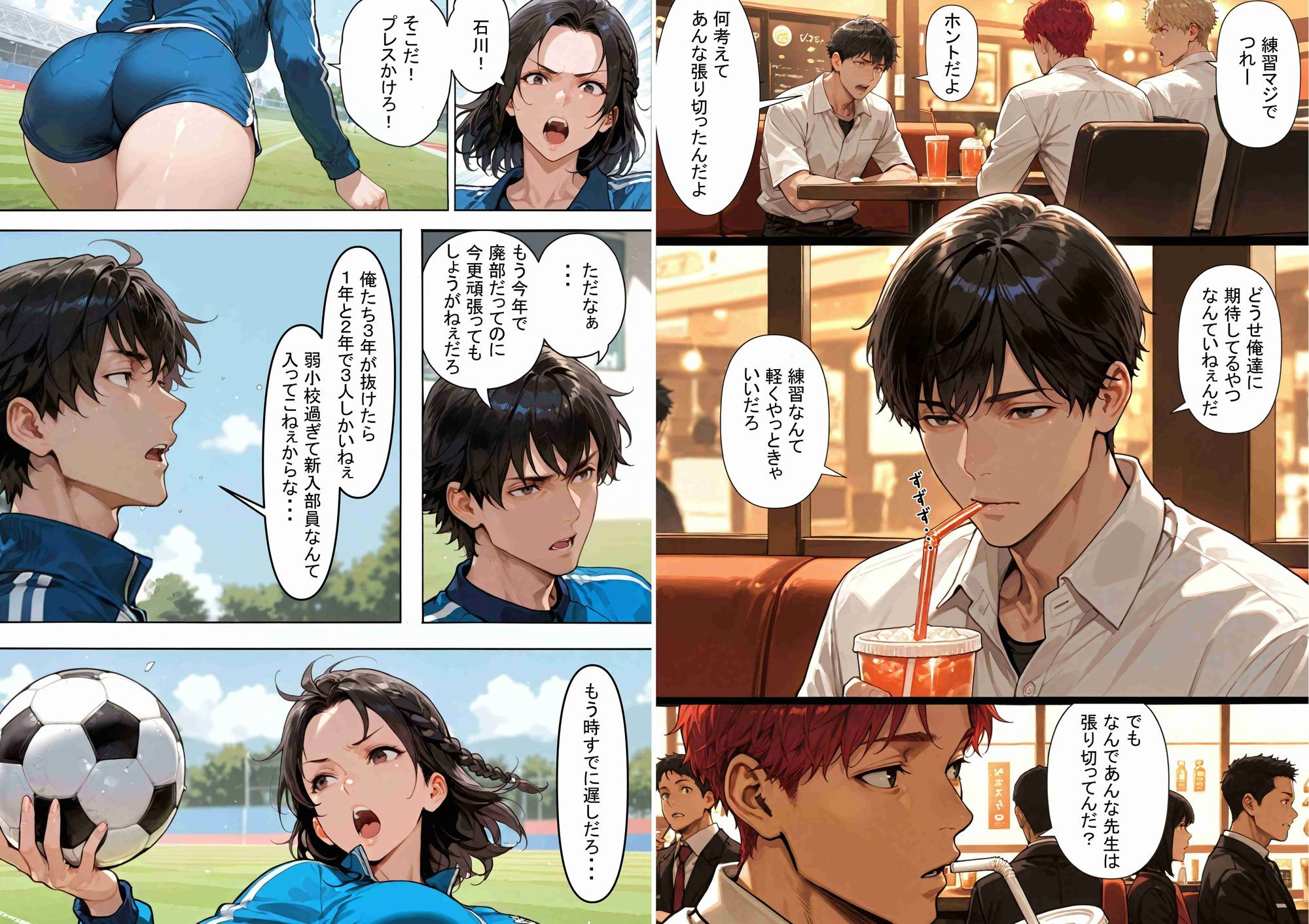 優勝の代償に身体を差し出した既婚女性監督の話。 サンプル画像2