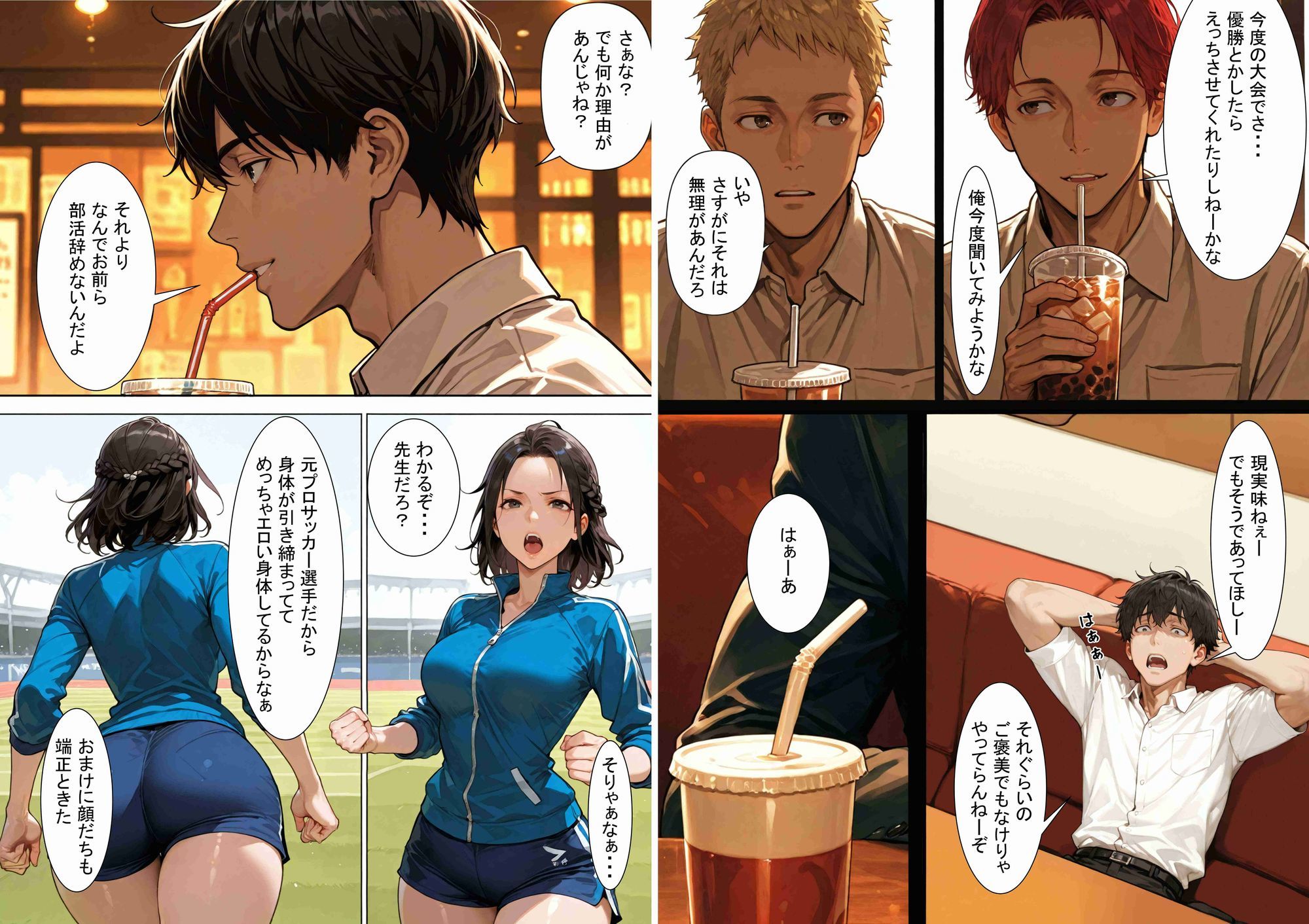 優勝の代償に身体を差し出した既婚女性監督の話。 サンプル画像3