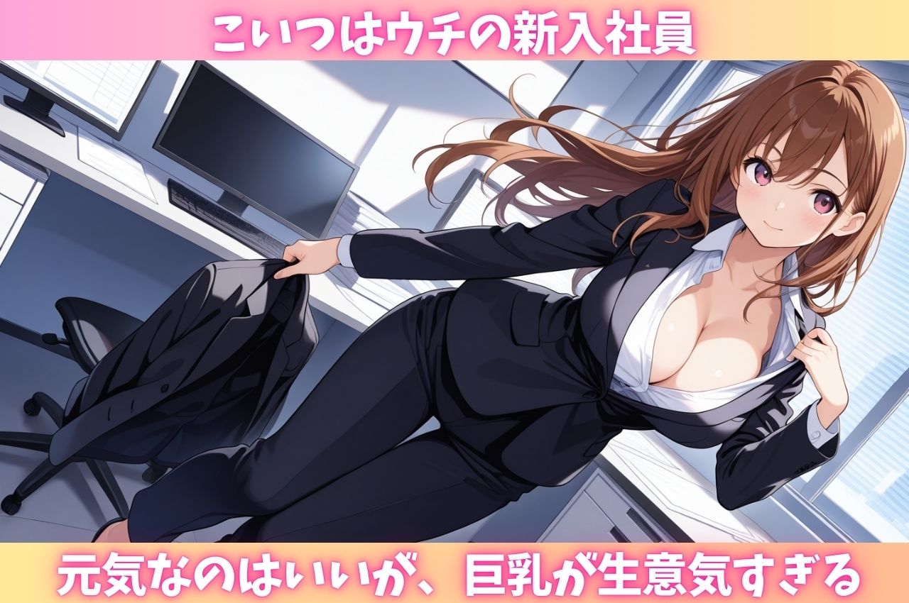 元気だけが取り柄の新入OLがセクハラ上司の絶倫性交にメス堕ち サンプル画像1