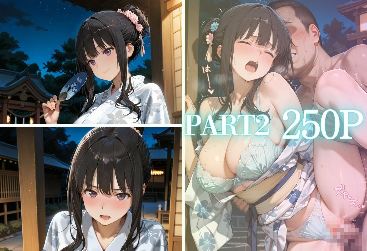 先輩との夏…花火デートからびしょ濡れ本殿SEX vol.5 サンプル画像3