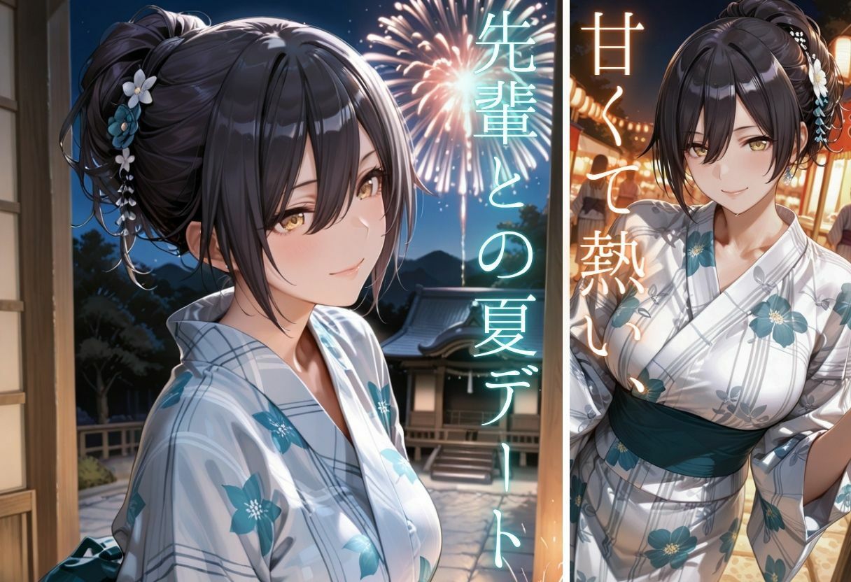 先輩との夏…花火デートからびしょ濡れ本殿SEX vol.4 サンプル画像5