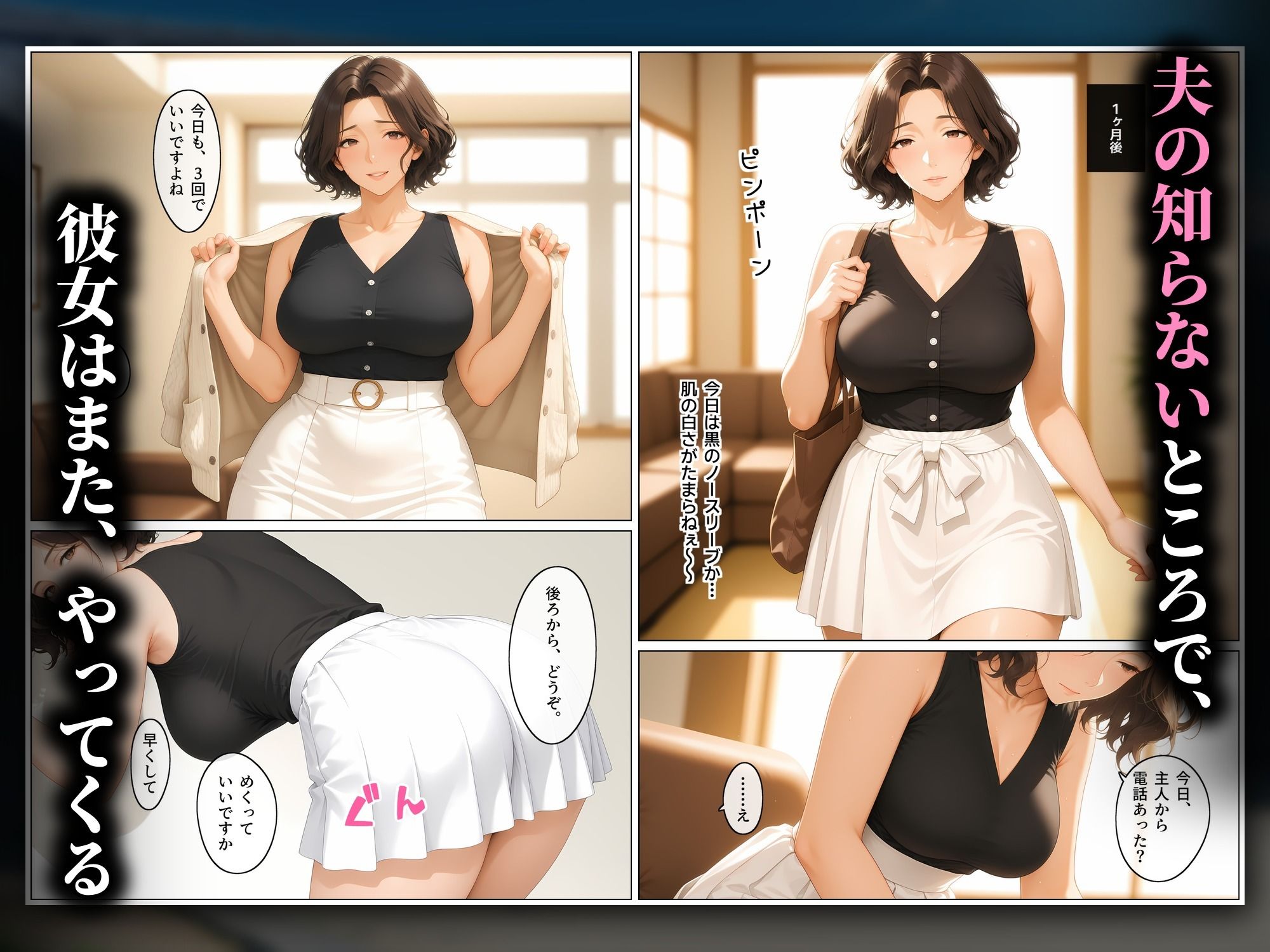 先輩の人妻と車の修理代のかわりにセックスする契約をしたら、三回では終われなくなった話 サンプル画像7