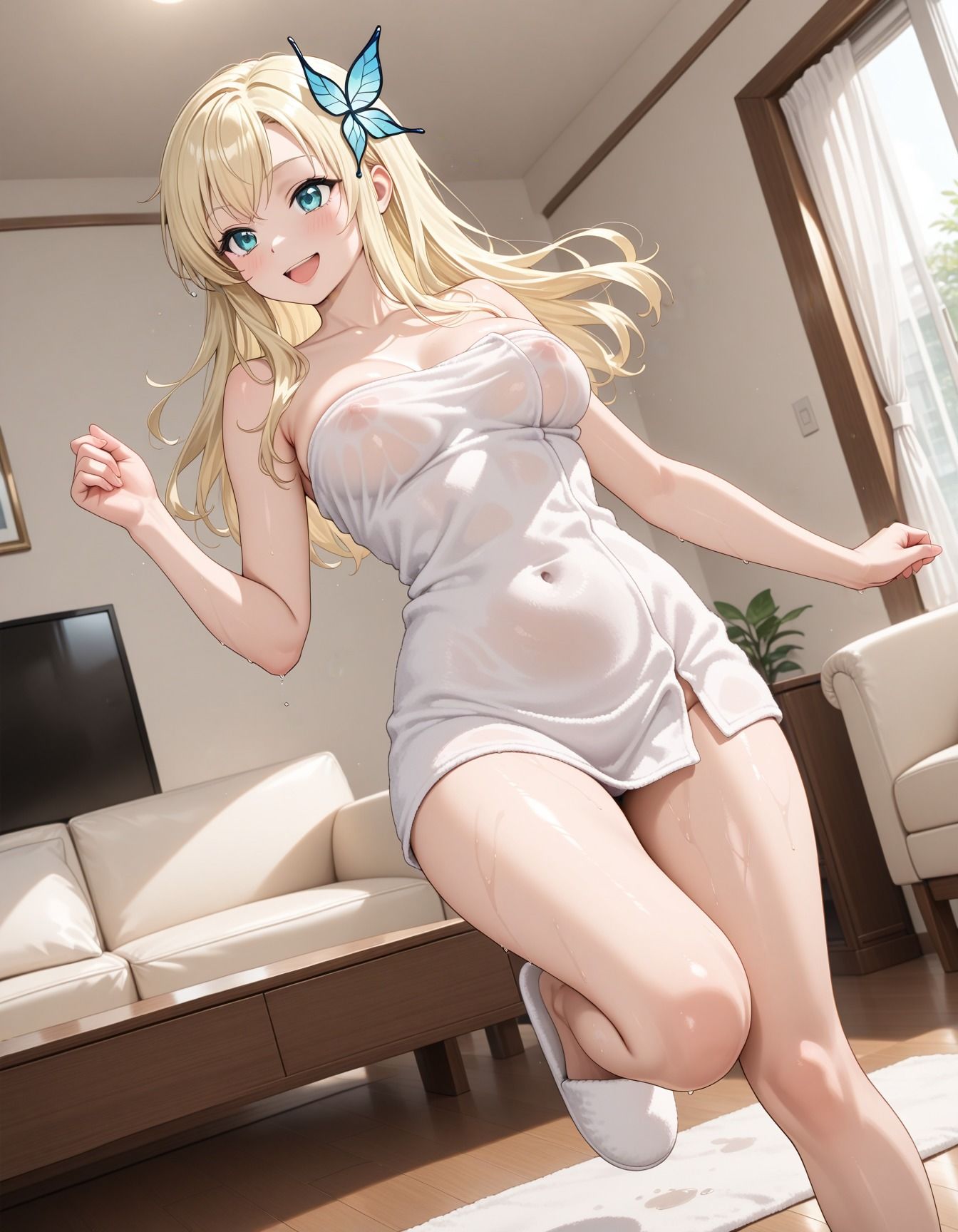 入浴後にキモ男に襲われた少女 サンプル画像3