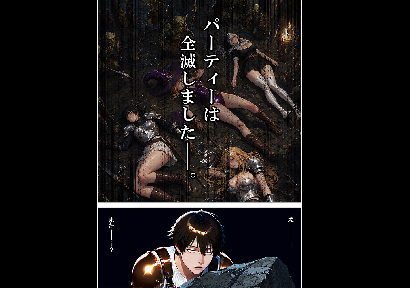全滅転生 1=媚薬服用痴女戦士達は犯●れて前に進む= サンプル画像8