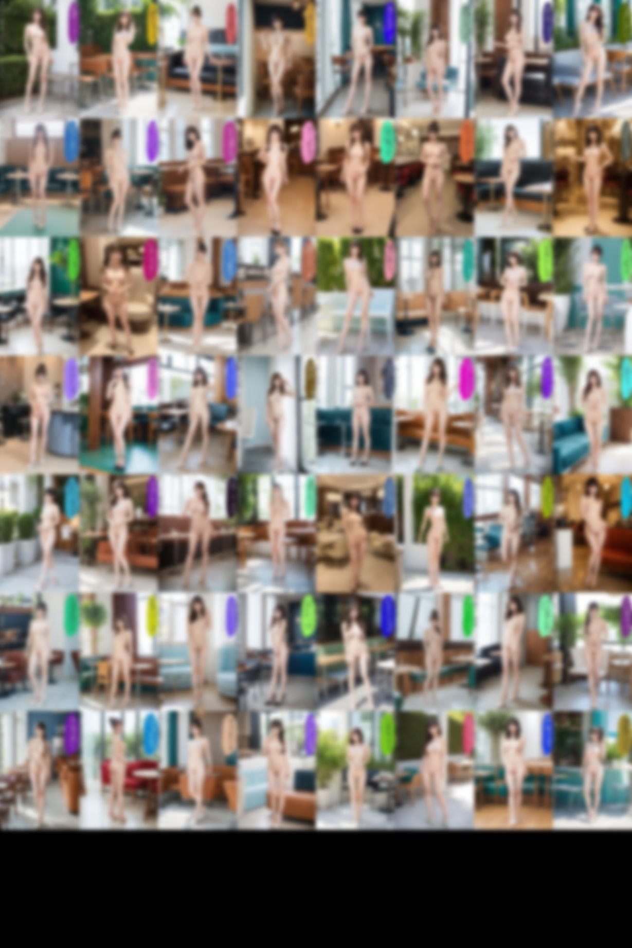 全裸カフェ店員の笑顔接客〜観察専用オナネタ〜 サンプル画像10