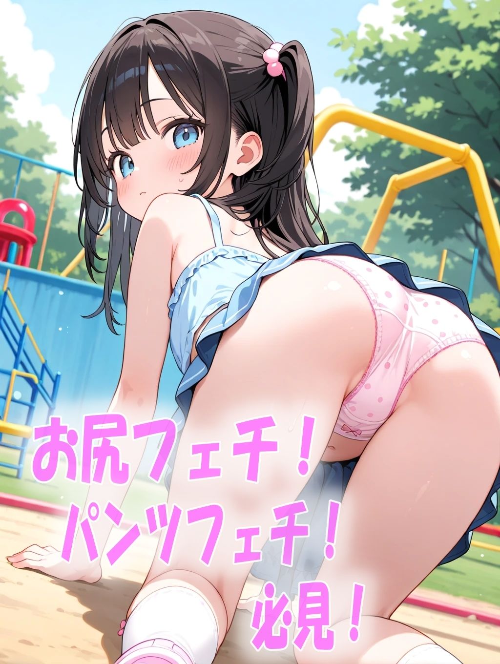 公園でメス〇キを観察してたらパラダイスだったイラスト300枚 サンプル画像2
