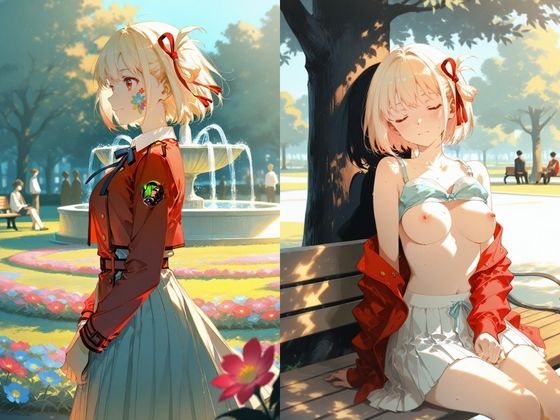 公園の休日に堕とされた秘密任務:絶対服従リコ○○ ちさ〇 サンプル画像1