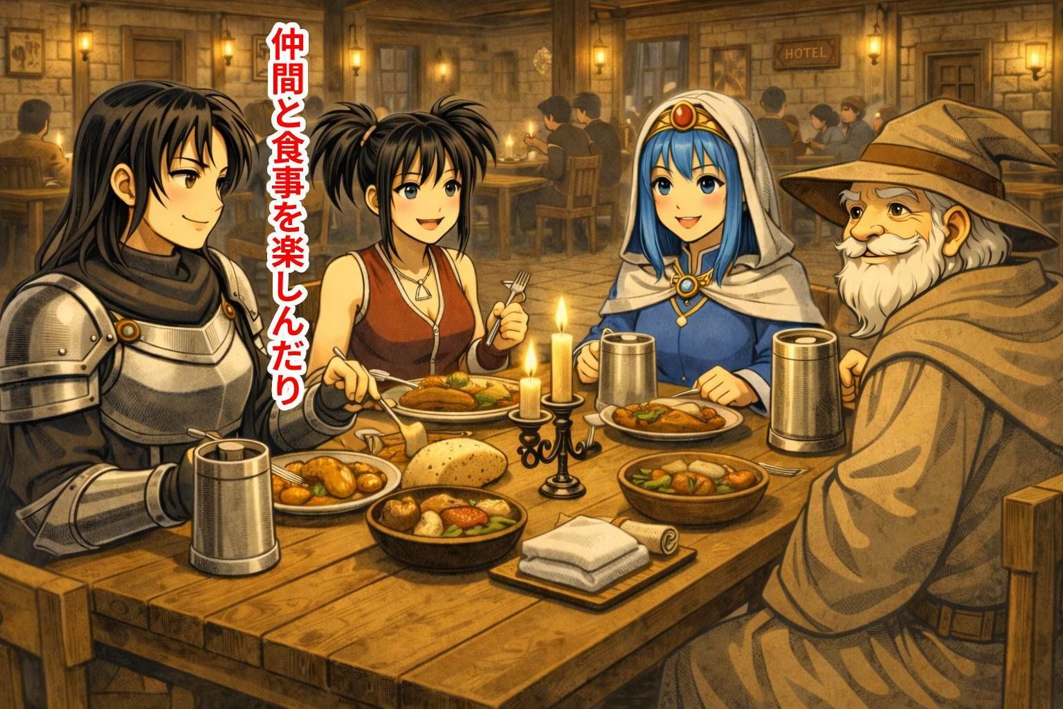 冒険者一行検問所 屈辱の身体検査！？ サンプル画像2