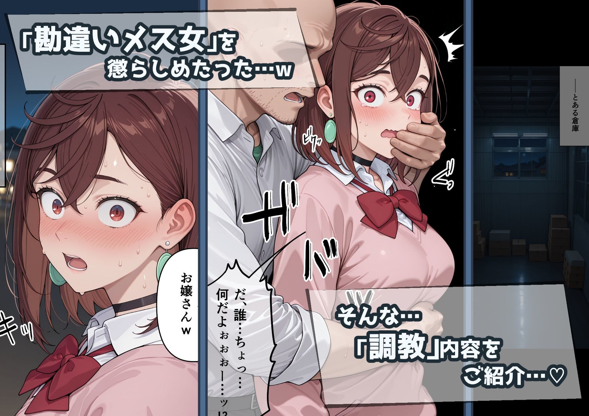 冴えないおじをザマァwしたら 拉致られてメス奴○にされました【ダンダダン】綾瀬もも サンプル画像3