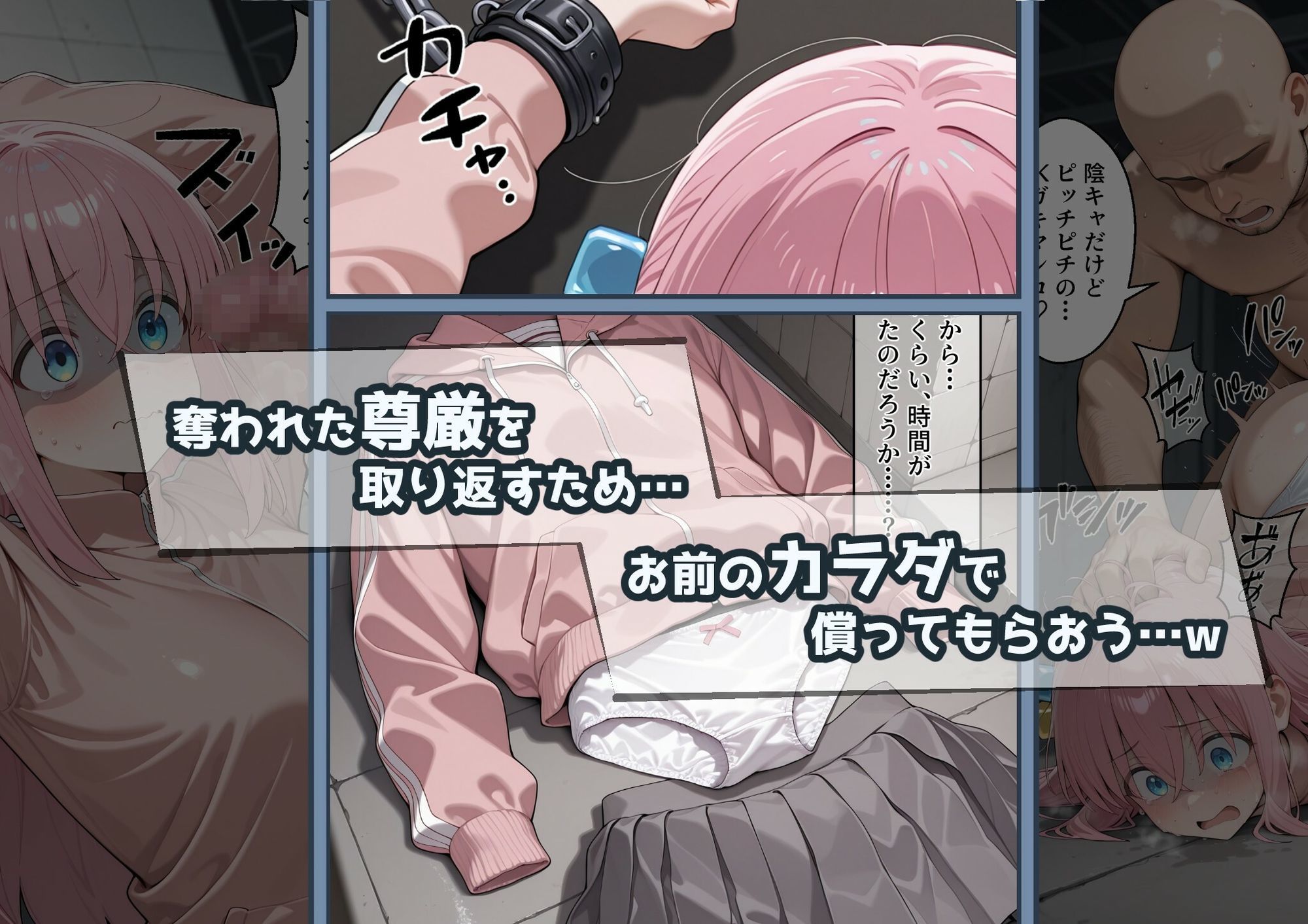 冴えないおじをザマァwしたら 拉致られてメス奴○にされました 【ぼっち・ざ・ろっく！ 後藤ひ〇り編】 サンプル画像4