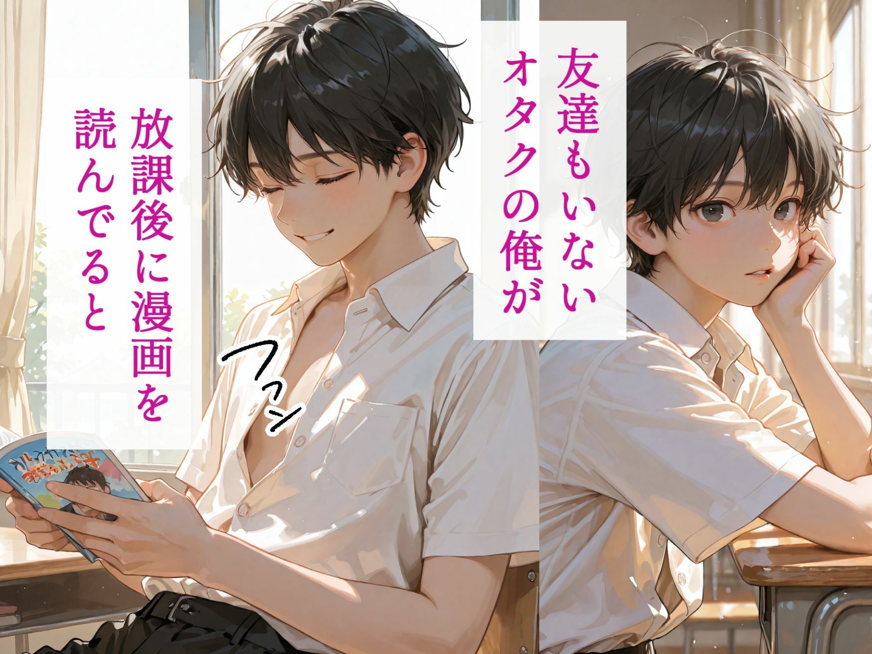 処女と童貞のオタクな二人が発情し過ぎて精液まみれになった件 サンプル画像2
