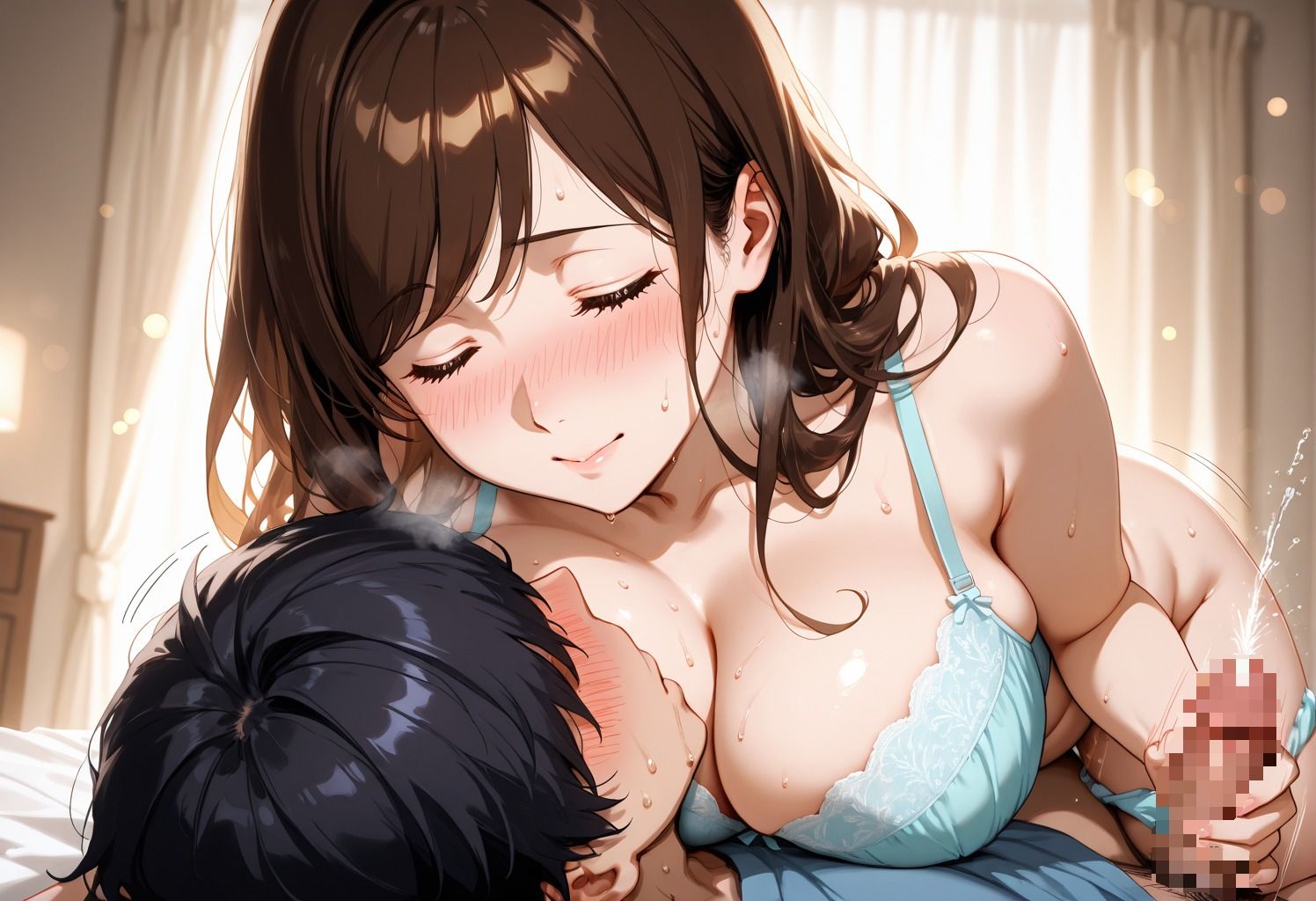 出張先ホテルの手違いで陰キャで女性慣れしていない部下と… まさかの相部屋 vol.2 サンプル画像6