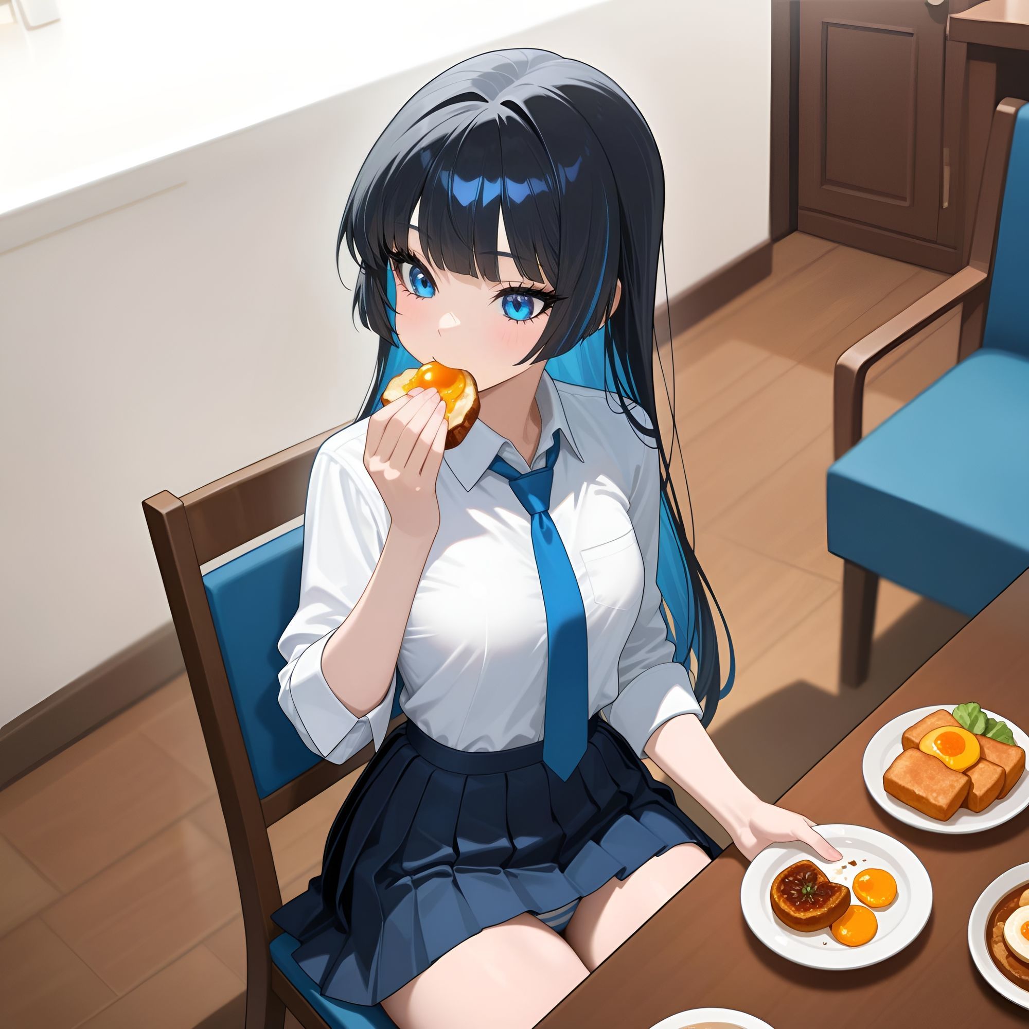 切姫蒼香さんの月曜日−切姫蒼香さんフェチエロAIイラスト集 サンプル画像3