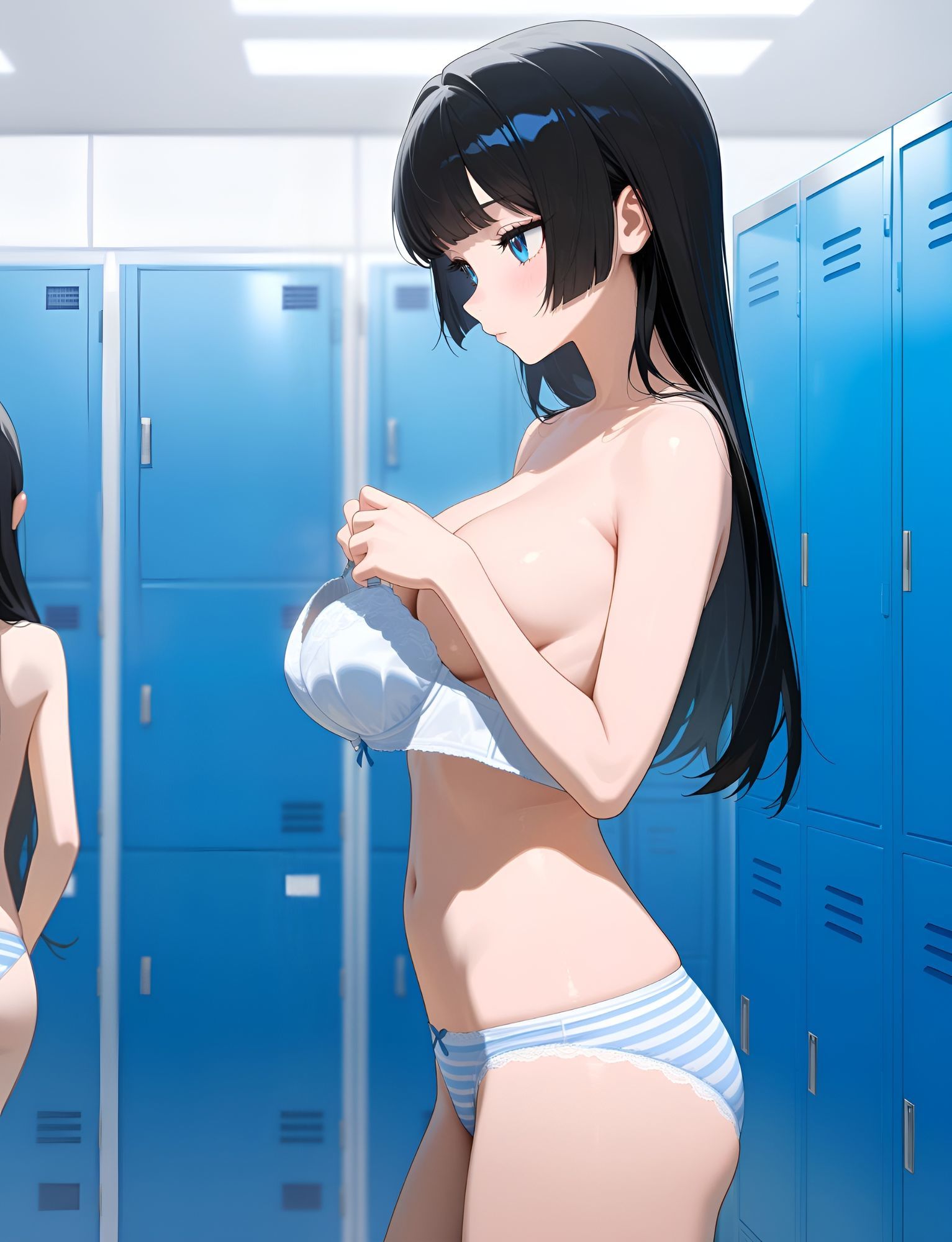 切姫蒼香さんの月曜日−切姫蒼香さんフェチエロAIイラスト集 サンプル画像4