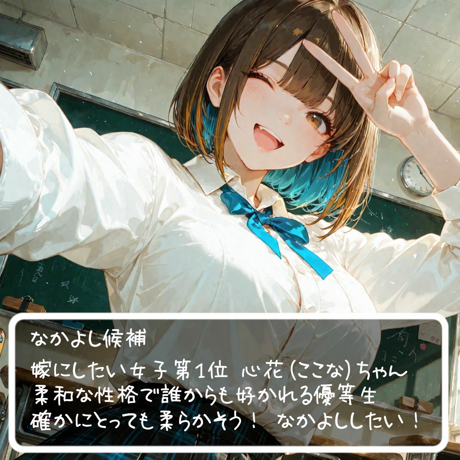 制服JKとトイレでほんとになかよし？ サンプル画像1