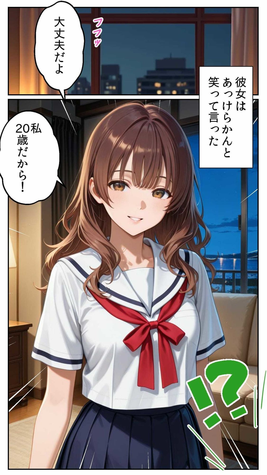制服の誘惑 〜深夜の過ちと運命の再会〜 サンプル画像2