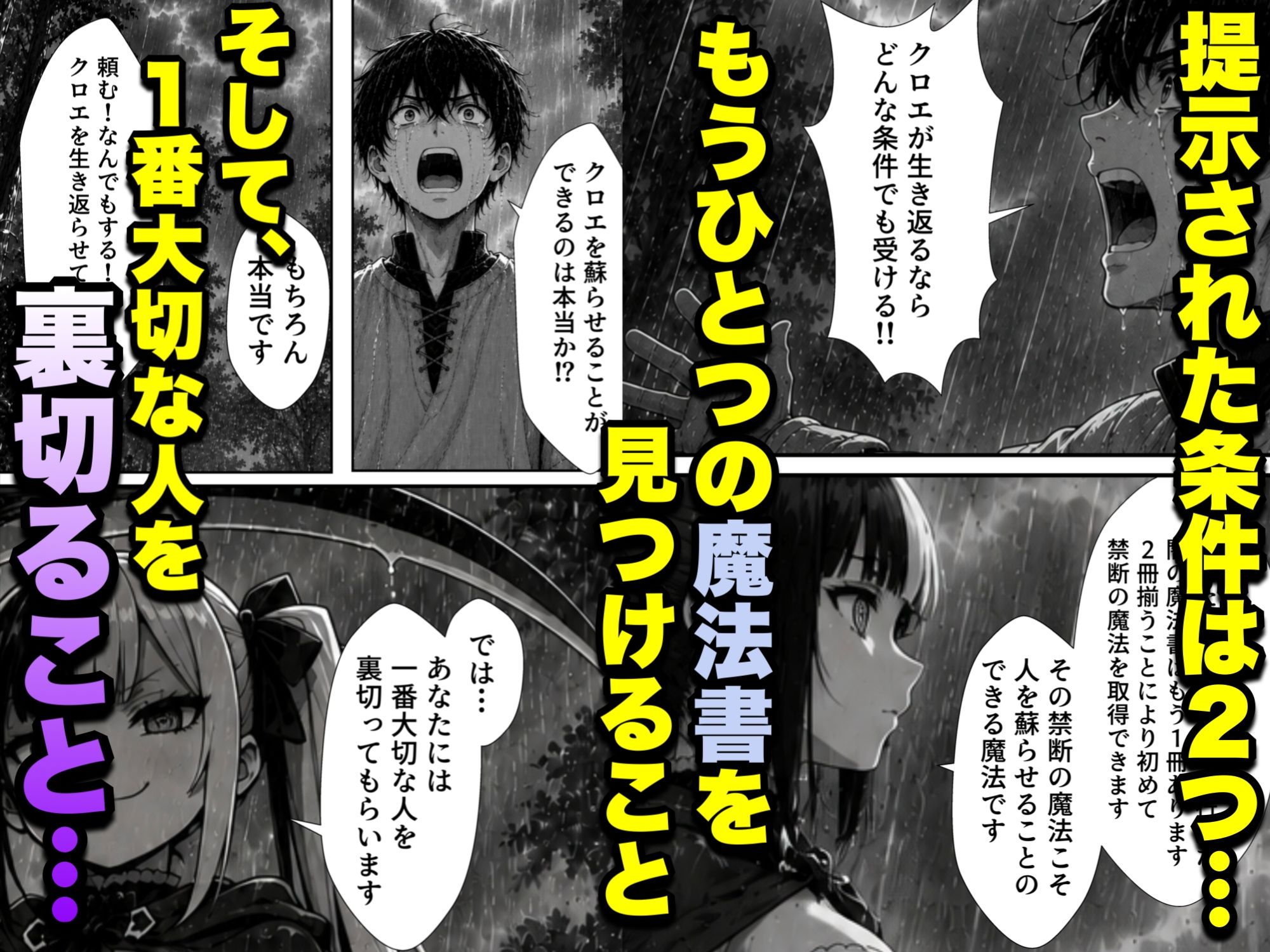 勇者パーティに処刑された闇魔法使いの俺は、EXスキル【時間牢獄】に目覚め、殺すより残酷な復讐をすることにした3〜妻を蘇らせる代償は、最愛の妻を裏切ることでした〜 サンプル画像7