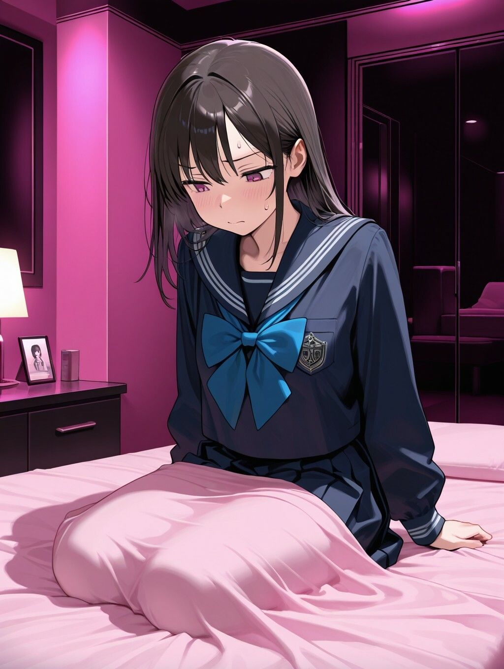 勢いでラブホに来ちゃった女の子 サンプル画像2