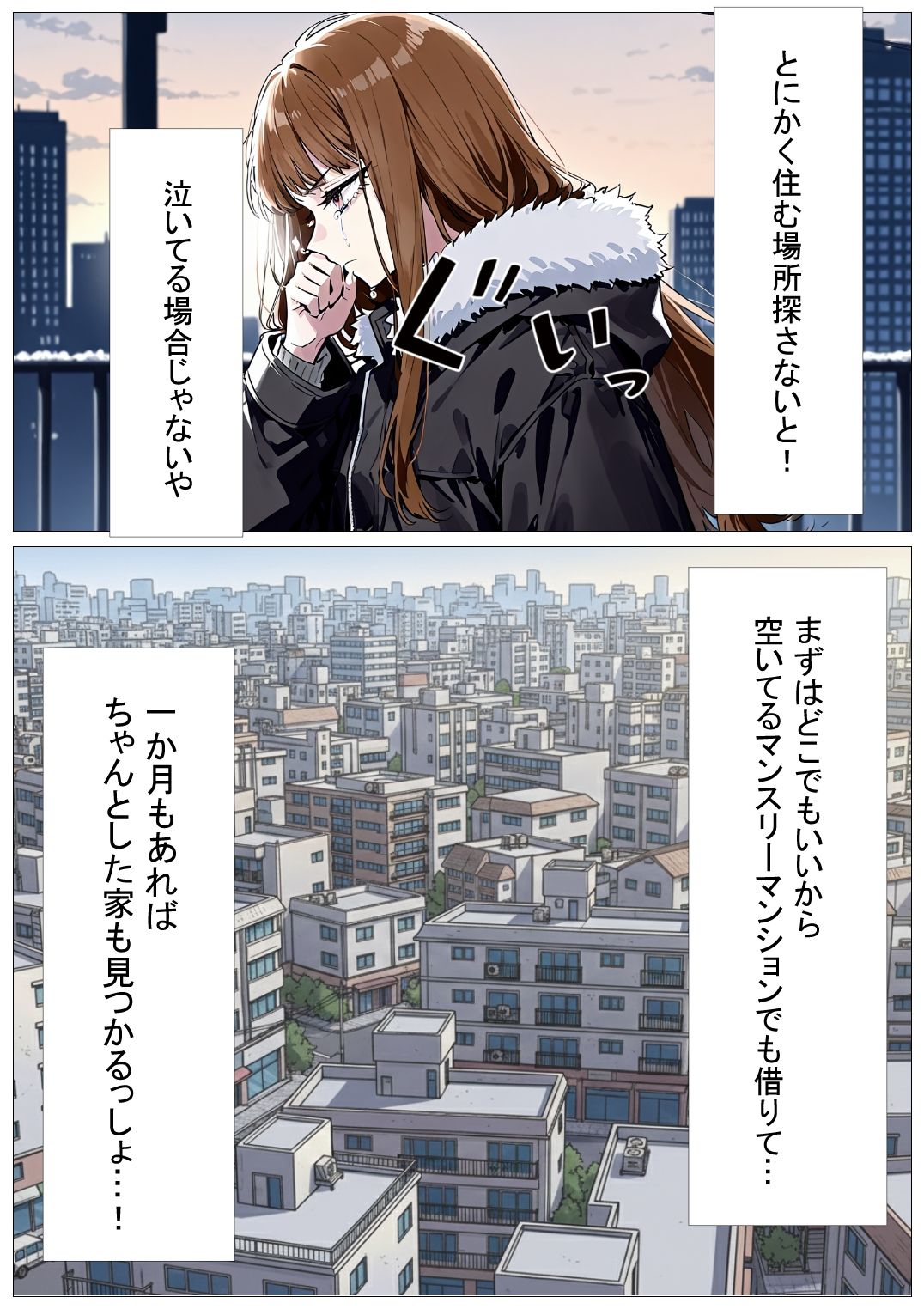 勢いに任せて家出したら輪●ハウスに住むことになった話 サンプル画像1