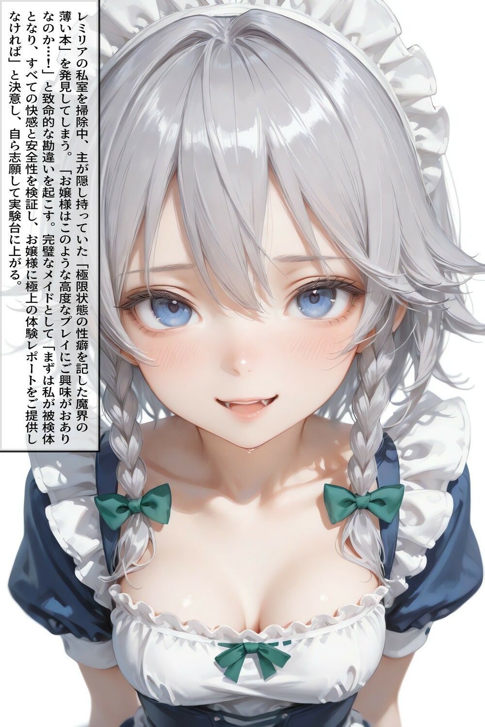 十六夜咲夜の極上体験レポート  地下検証室の七日間 【東方】【7フェチ】【500枚】 サンプル画像1