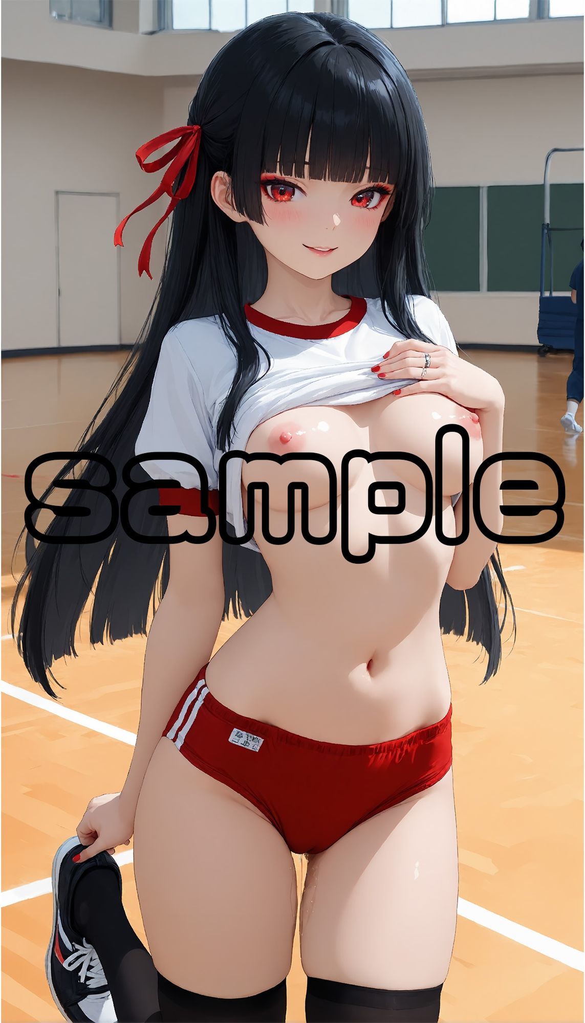 千咲とブルマえっち サンプル画像1