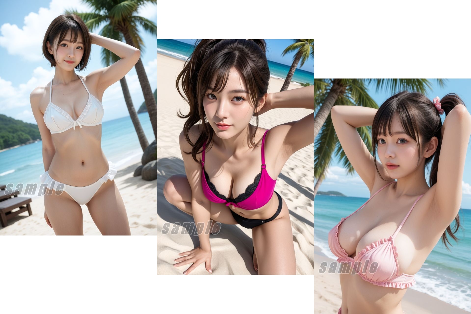 南国ビーチdeアイドル -超絶美少女たちのセクシーショット満載！画像＆動画DXセット- vol.2 サンプル画像2
