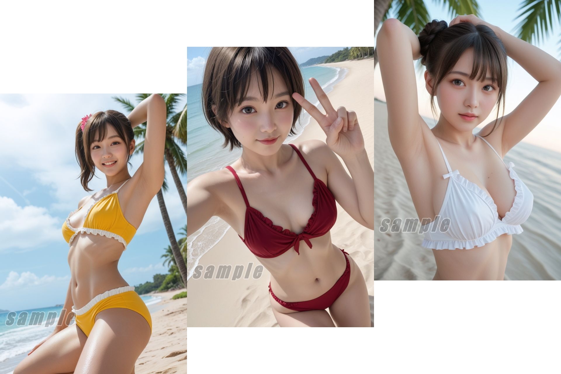 南国ビーチdeアイドル -超絶美少女たちのセクシーショット満載！画像＆動画DXセット- vol.2 サンプル画像3