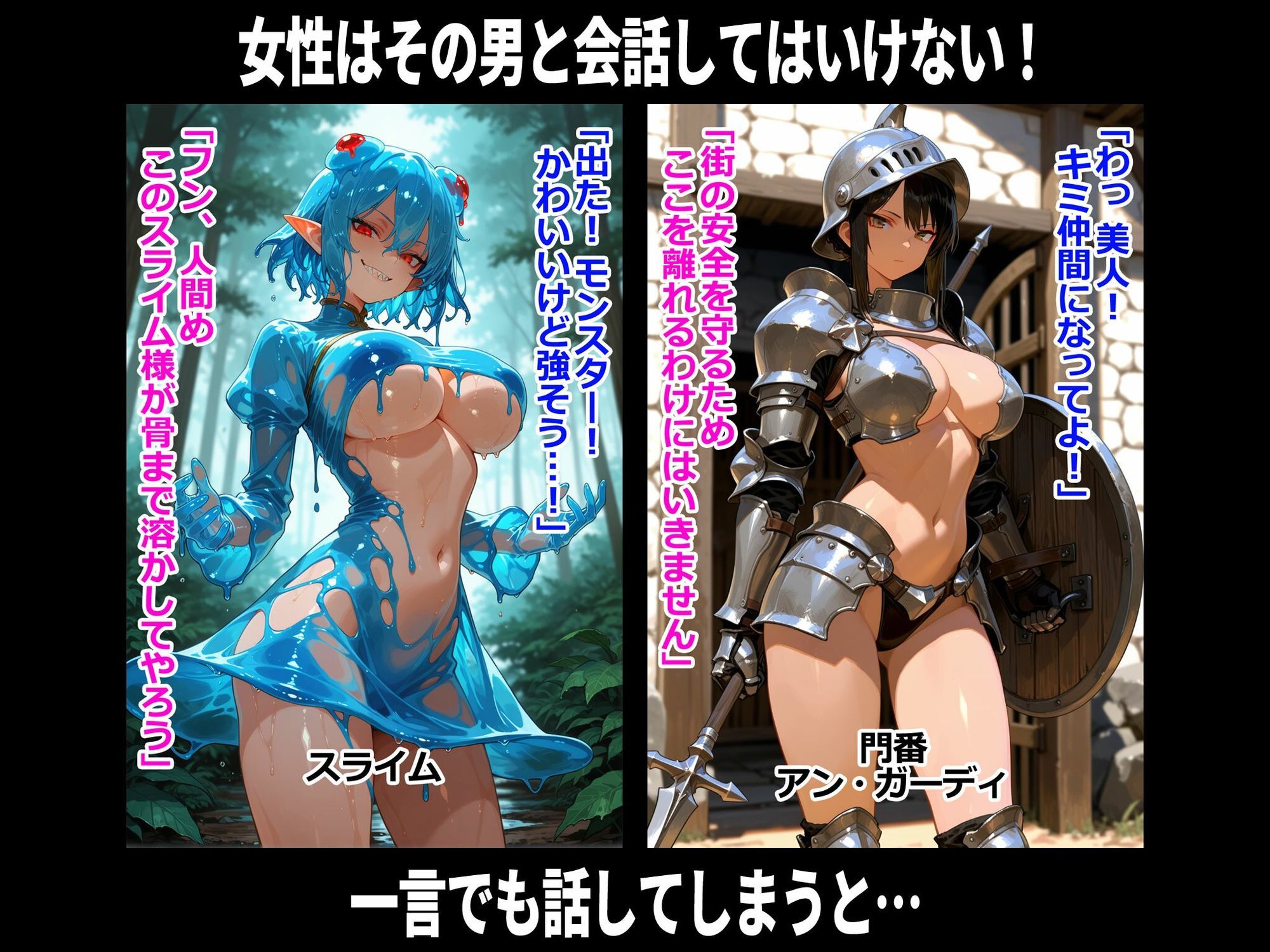 即堕ちクエスト 異世界でもその男と会話してはいけないVol.2 即堕ち2コマ サンプル画像7