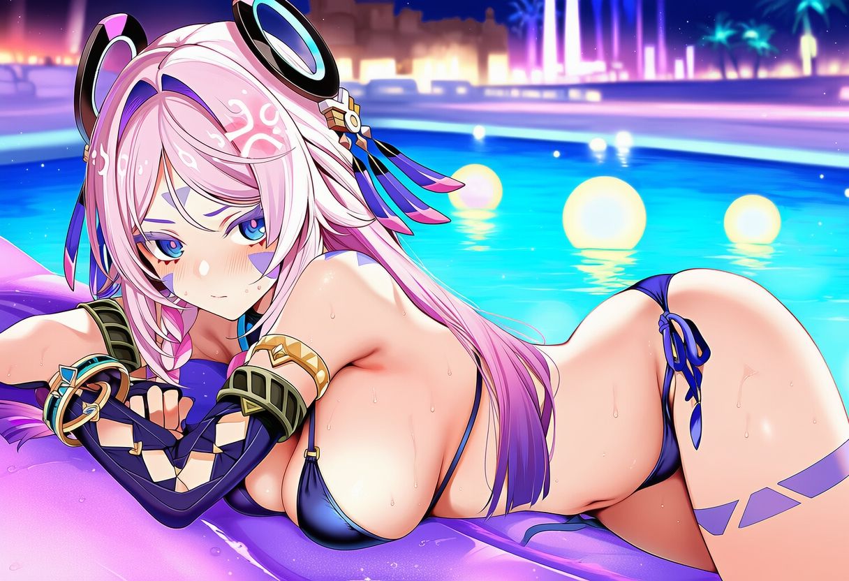 原◯ シ◯ラリ 水着グラビアイラスト集 サンプル画像3