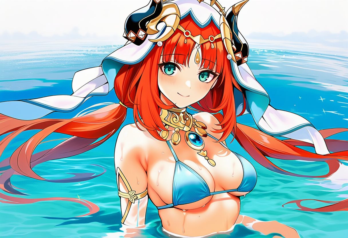 原◯ ニ◯ロウ 水着グラビ アイラスト集 サンプル画像2