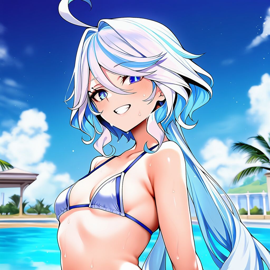原◯ フ◯ーナ 水着グラビアイラスト集 サンプル画像4