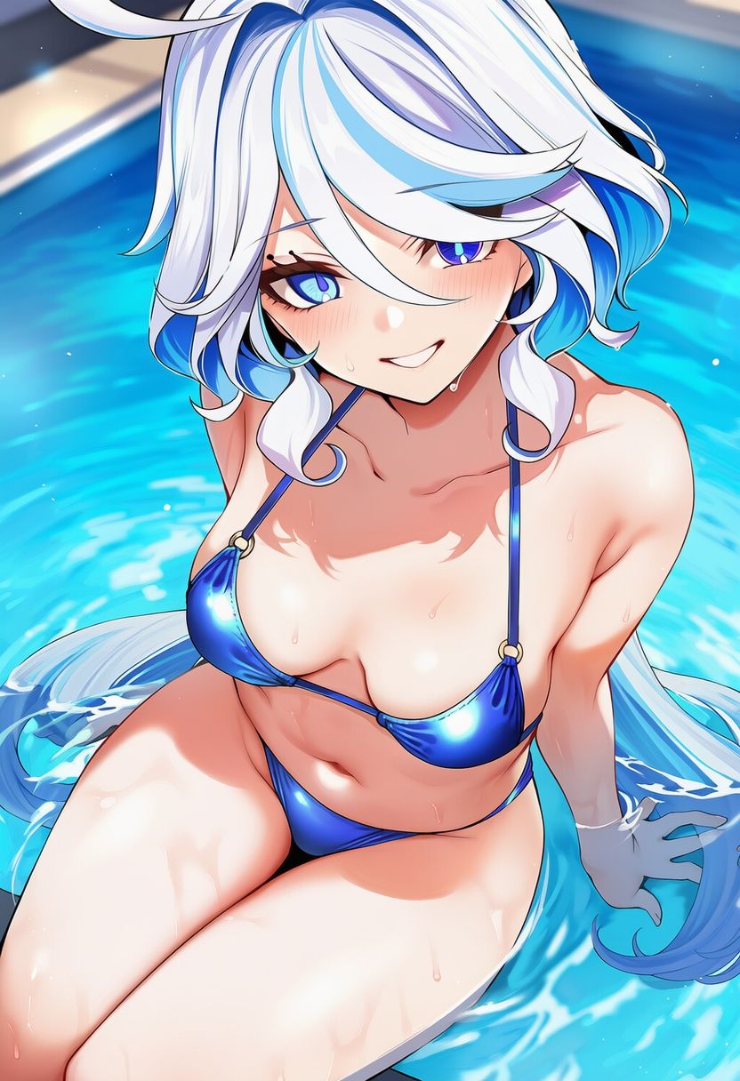 原◯ フ◯ーナ 水着グラビアイラスト集 サンプル画像5