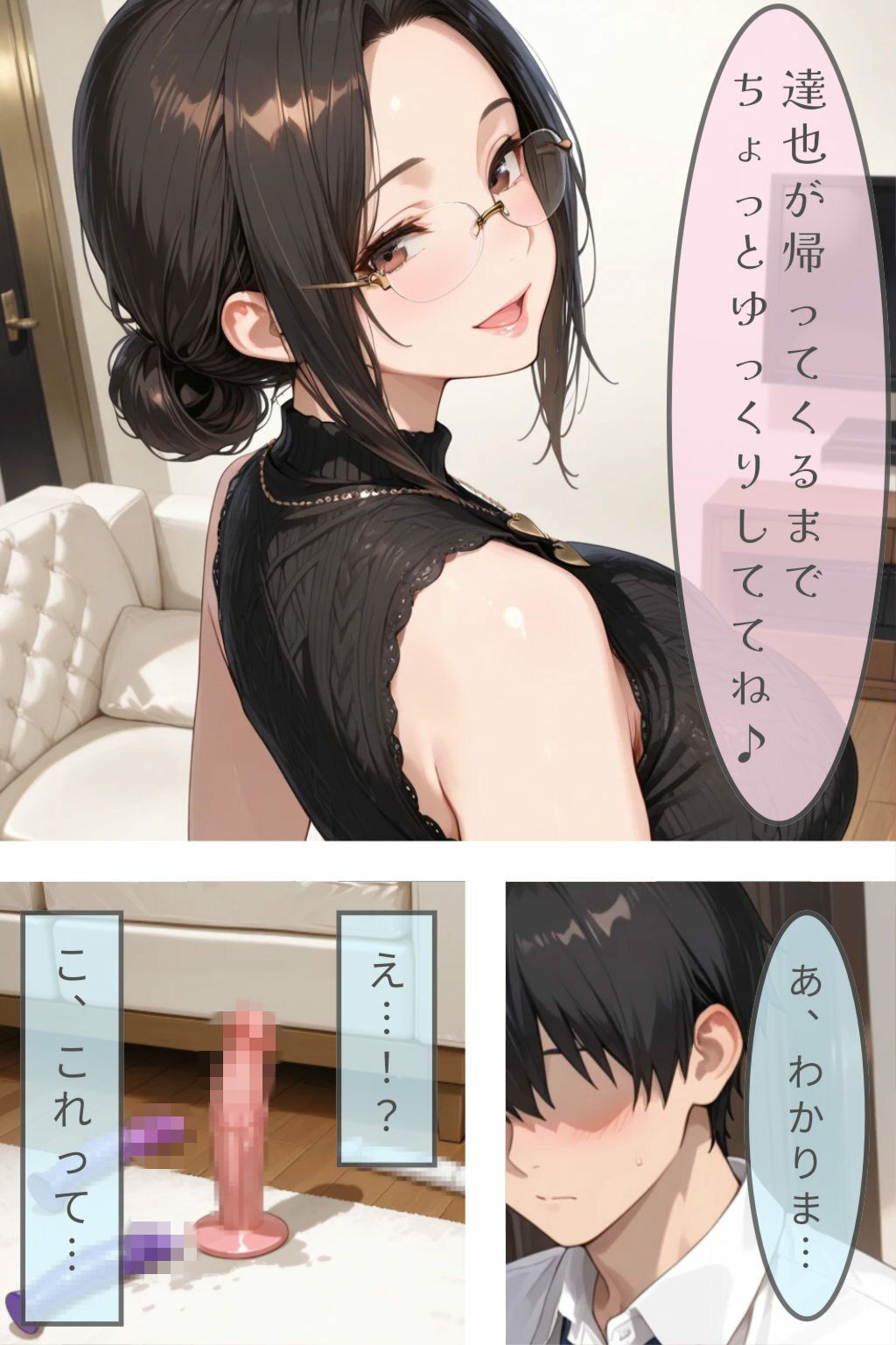 友達の母と僕だけの秘密 サンプル画像2