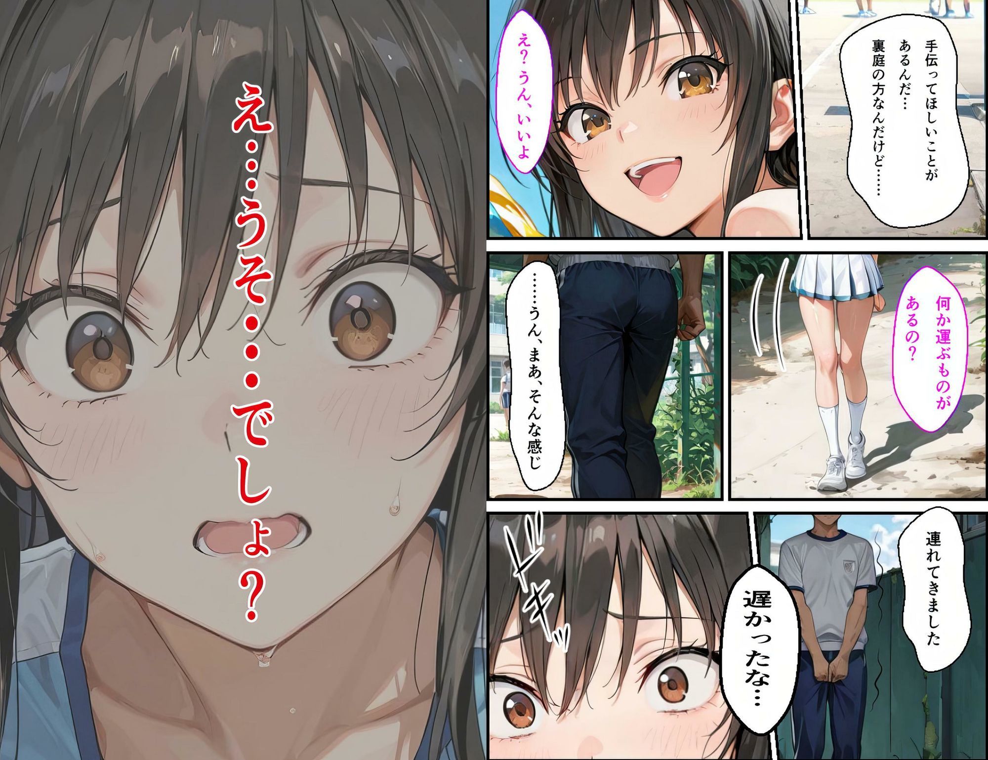 古手〇唯 学園の悲劇 3 【運動会編】 〜音楽を聴きながら腰を振らされる〜 サンプル画像2