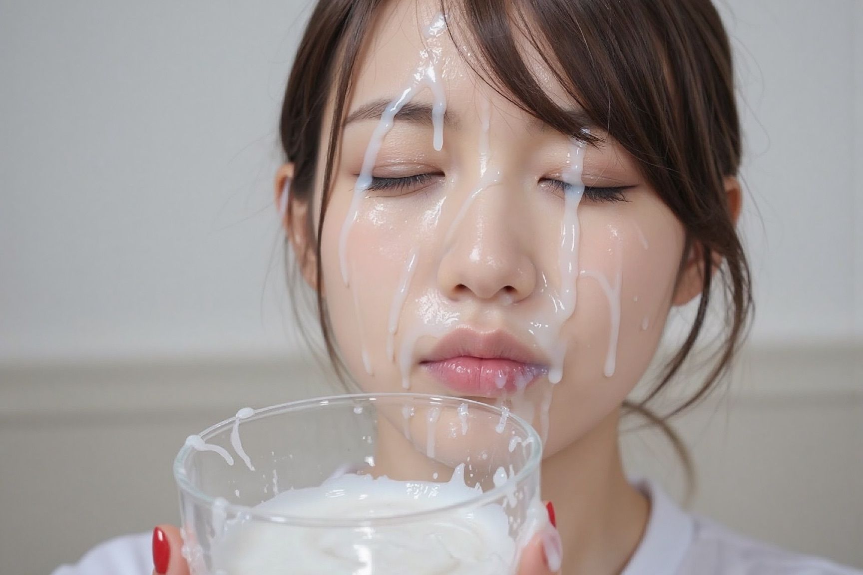 可愛いJKの顔面にひたすらザーメンぶっかけ！8 サンプル画像3