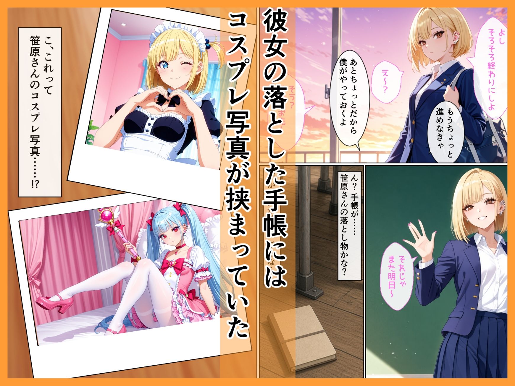 同じクラスで憧れの陽キャギャルとコスプレセックスする話 サンプル画像2