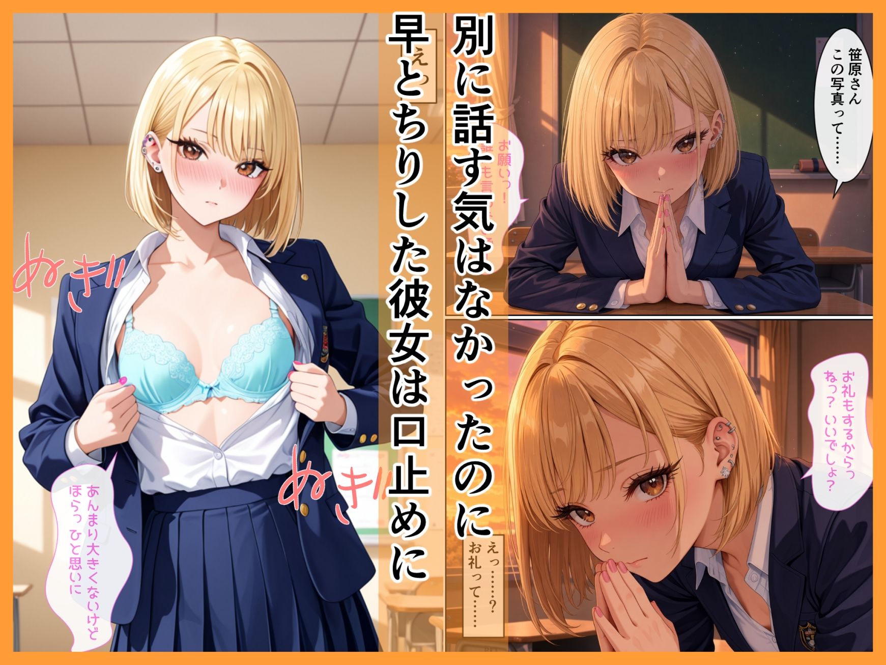 同じクラスで憧れの陽キャギャルとコスプレセックスする話 サンプル画像3