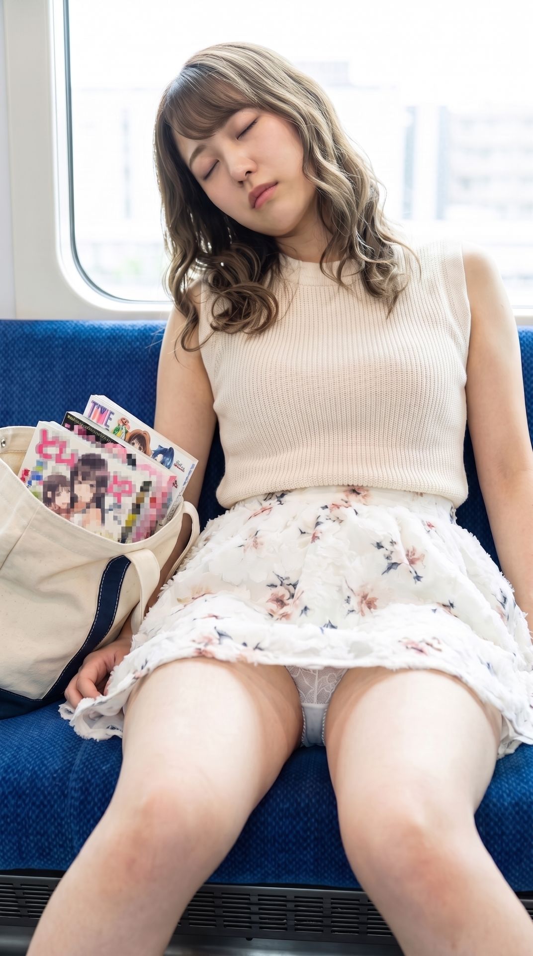 同人イベントの無防備すぎる座りパンチラ盗撮特大号・視線誘導で楽しむ16のラッキーストーリー サンプル画像8