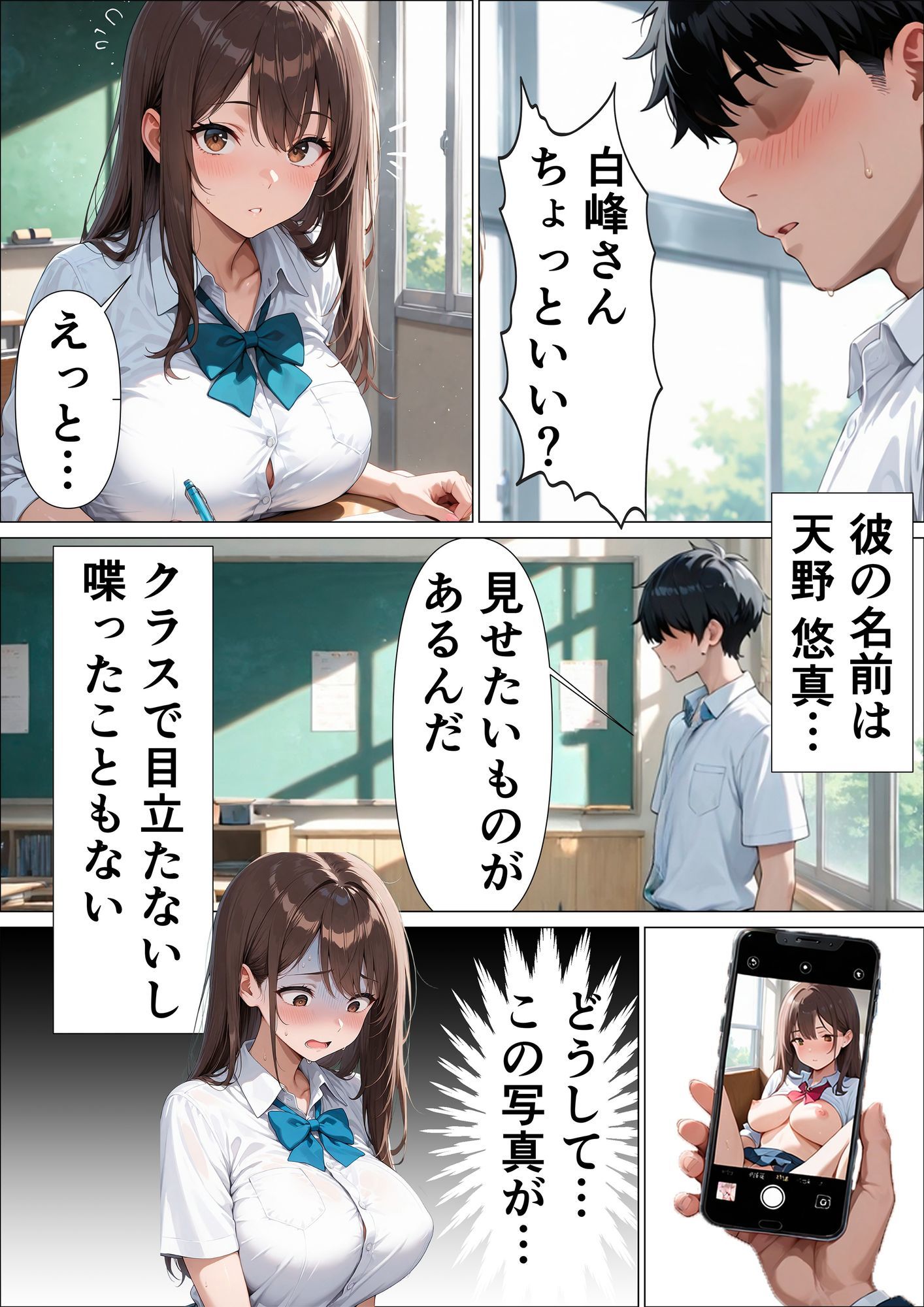 同級生彼女に中出し女子校生濃厚種付け サンプル画像2