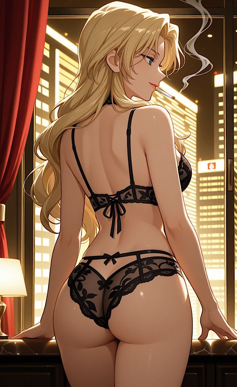 名探偵コナ◯【ベルモッ◯】屈辱！あのお方の趣味のNTRの為に初対面のお爺さんと中出しSEX妊娠！！【123枚】 サンプル画像10