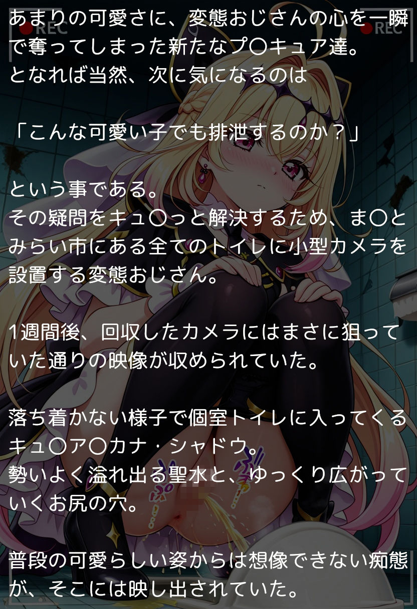 名探偵プ〇キュア排泄調教 〜怪盗団の女の子がスカトロプレイの快楽に目覚めるまで〜 サンプル画像1