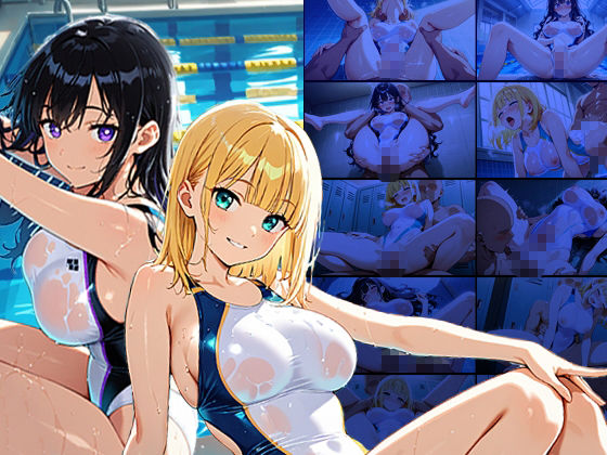 名門女子校の白スク水姉妹が新任水泳コーチに孕ませ調教【4K】 サンプル画像1