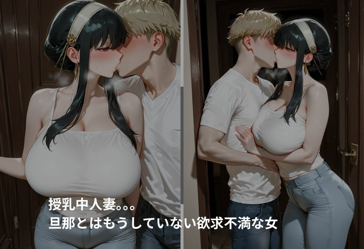 吹き出す母乳  ヨル・フォージャー サンプル画像2