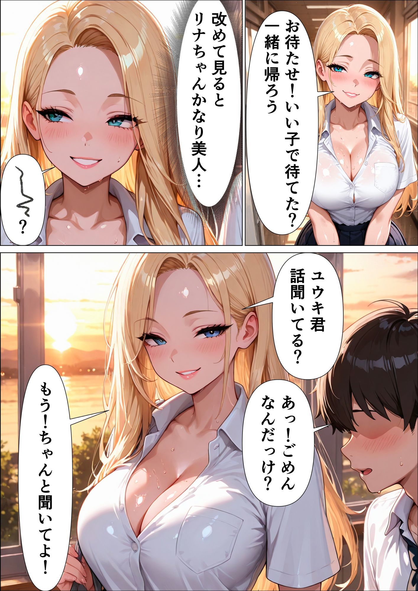 告白してきた優等生がデカチンで逆レ●プしたら気持ち良すぎて童貞チンポに中出しされた話 サンプル画像3