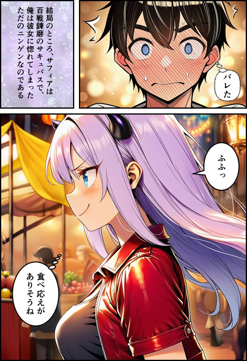 命懸けで戦った日の夜、 惚れたサキュバスを犯し、犯●れ、 全て出し切って……彼女の胸で眠りに落ちるまで。 サンプル画像2