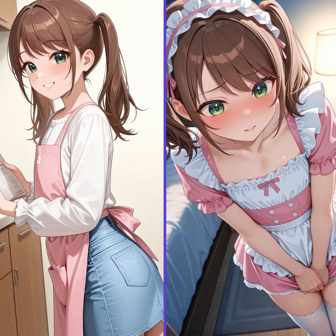 咲とエプロン サンプル画像1