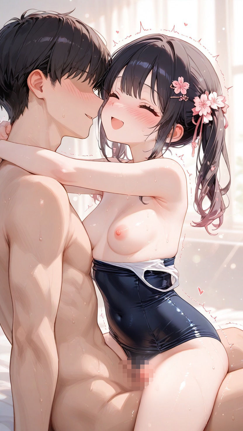 咲愛ちゃんHイラスト集vol.2 スク水  メイド  制服H編 サンプル画像7