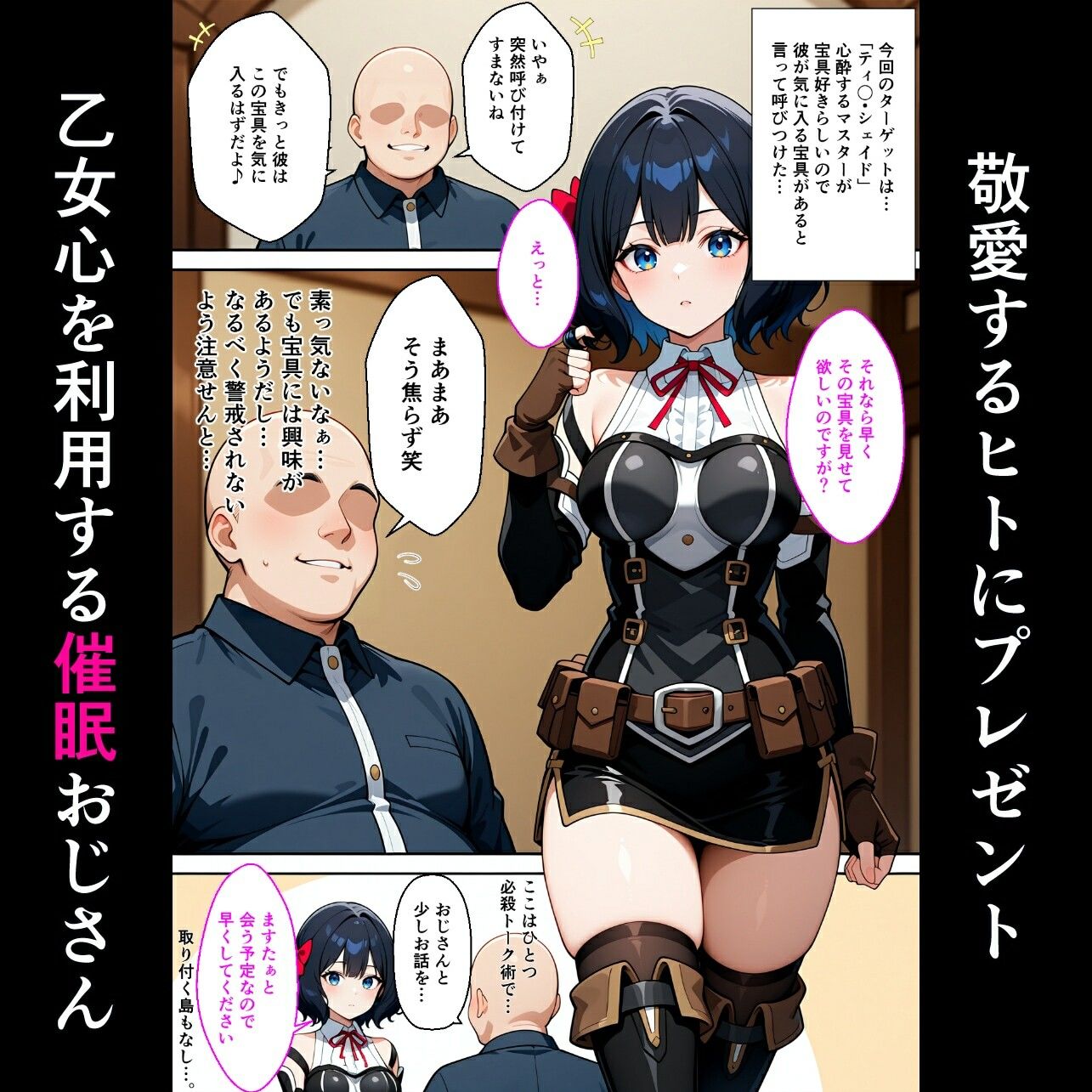嘆きのヒロイン達を催●術でオナホに堕とす話 サンプル画像6