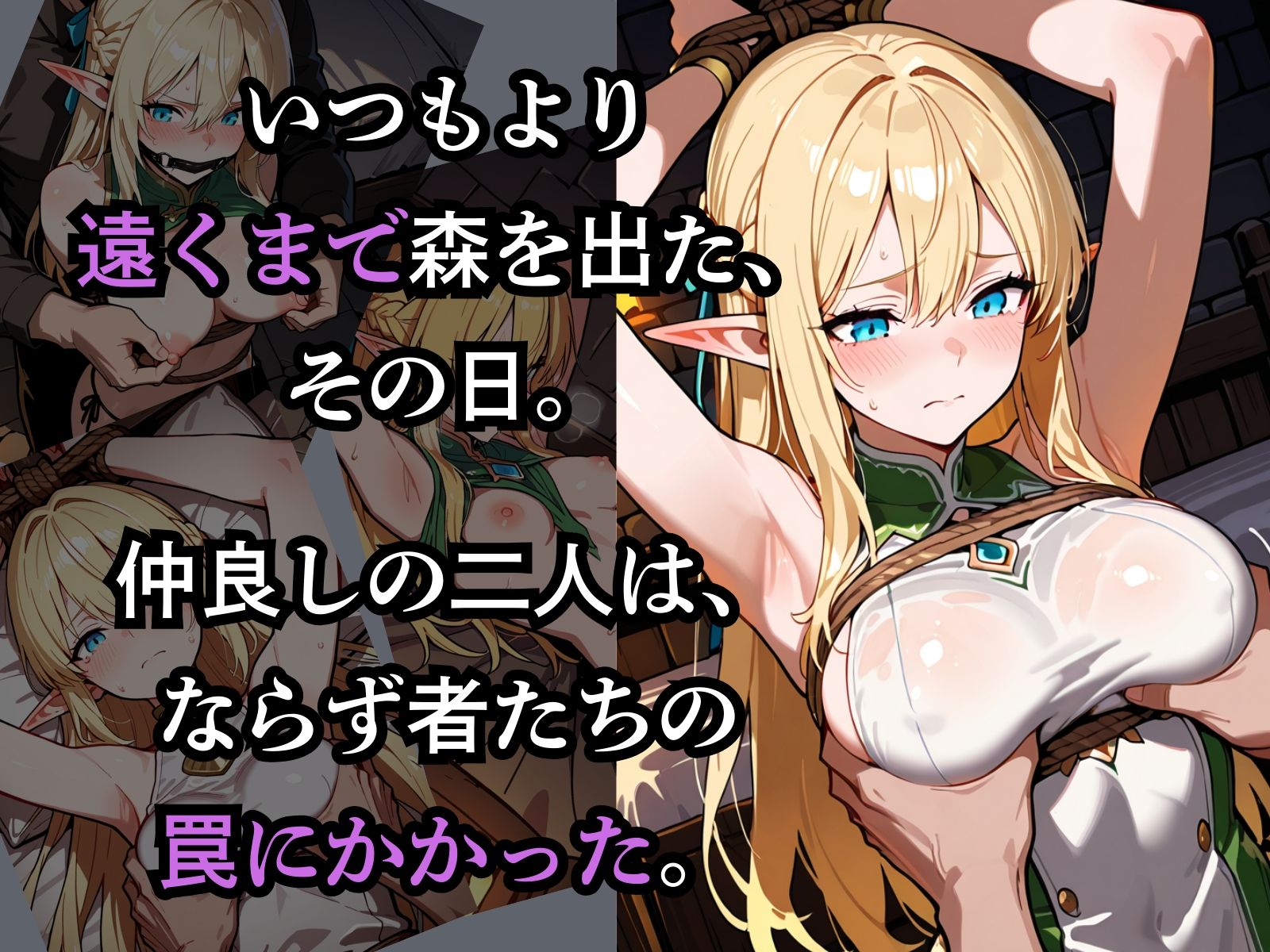 囚われたエルフ ーティアとリリー サンプル画像4