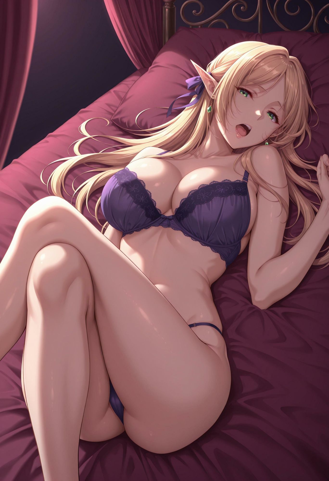 囚われのエルフと沈む日々2 サンプル画像1